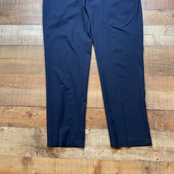 JM Haggar Slim Fit Navy Dress Pants size 38 x 30 - Picture 2 of 5
